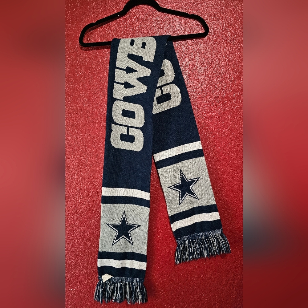 Dallas Cowboys Navy and Gray Scarf